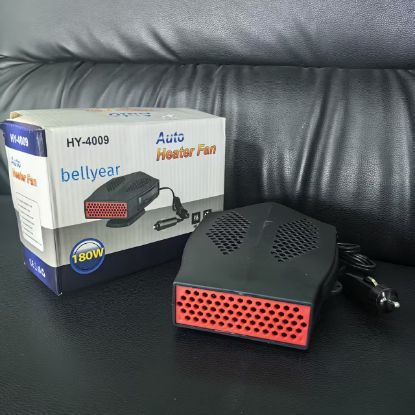 Picture of Bellyear Portable Defrosters for vehicles, 12V Car Heater Portable（ Plugs into Cigarette Lighter）, Portable Heater for Car, 360° Rotatable Car Defroster Windshield Heater