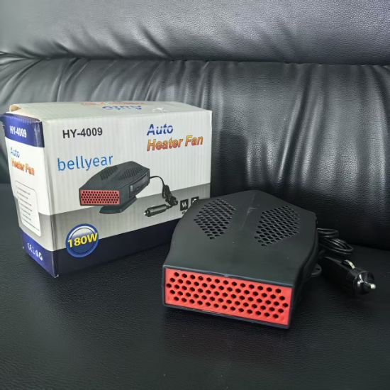 Picture of Bellyear Portable Defrosters for vehicles, 12V Car Heater Portable（ Plugs into Cigarette Lighter）, Portable Heater for Car, 360° Rotatable Car Defroster Windshield Heater
